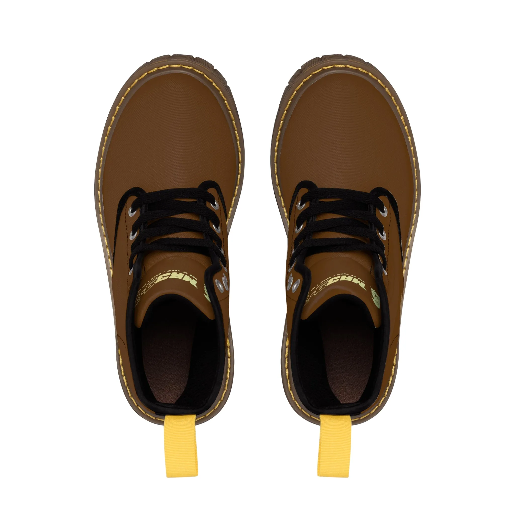 MR39S Brown Canvas Boots AOP