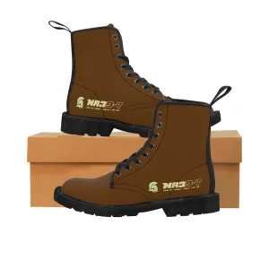 MR39S Brown Canvas Boots AOP