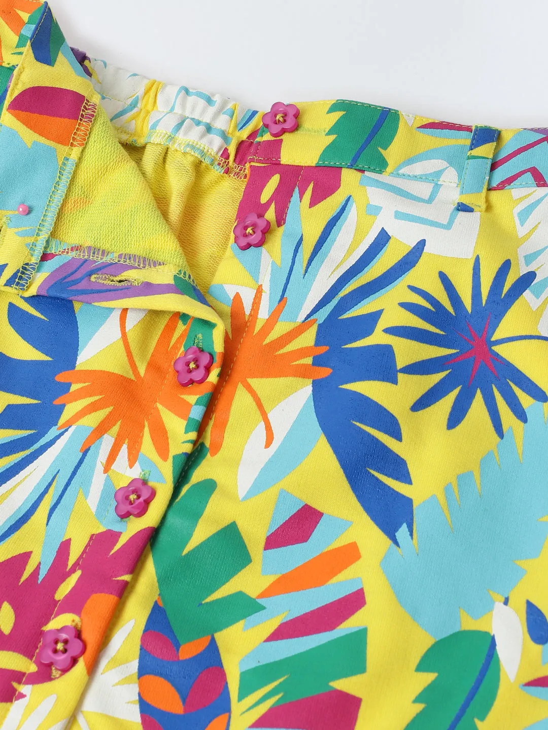 Multi-Color Top and Skirt Set