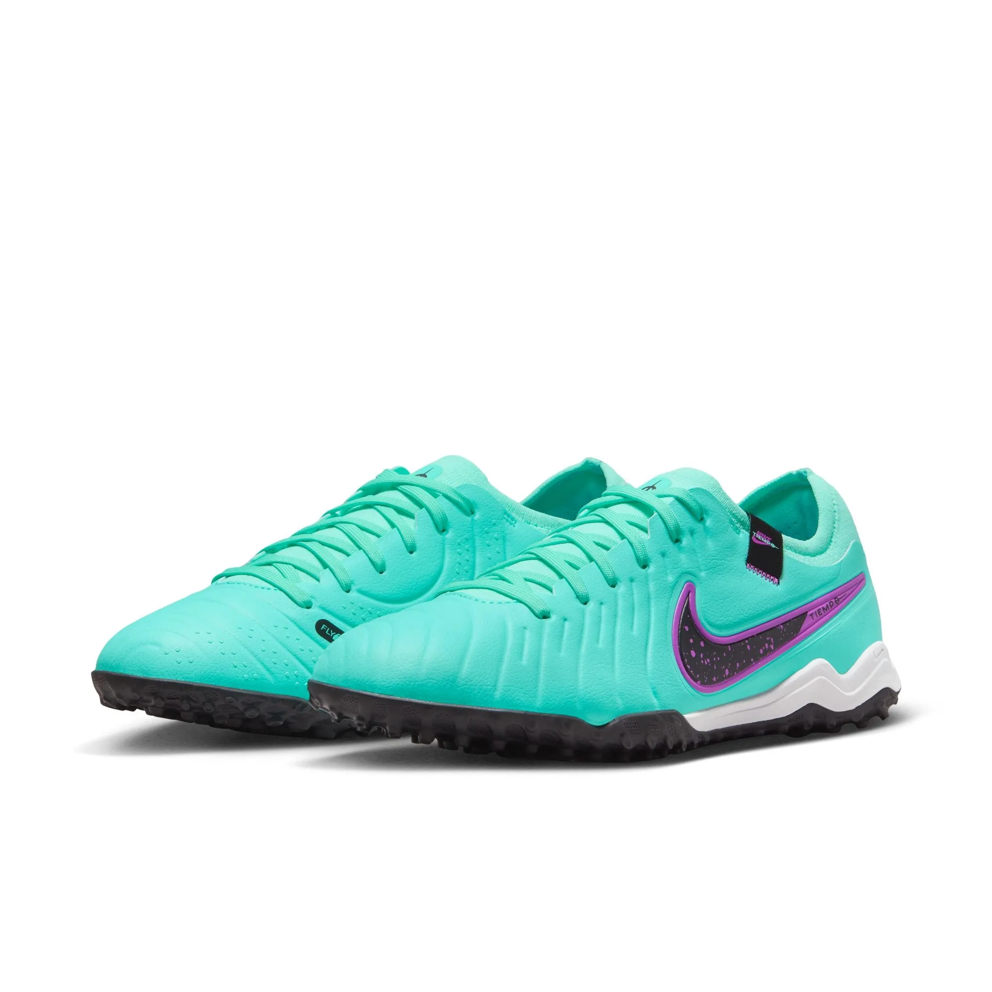 Nike Tiempo Legend 10 Pro TF Turf Soccer Cleat - Hyper Turquoise/Black/Fuchsia Dream