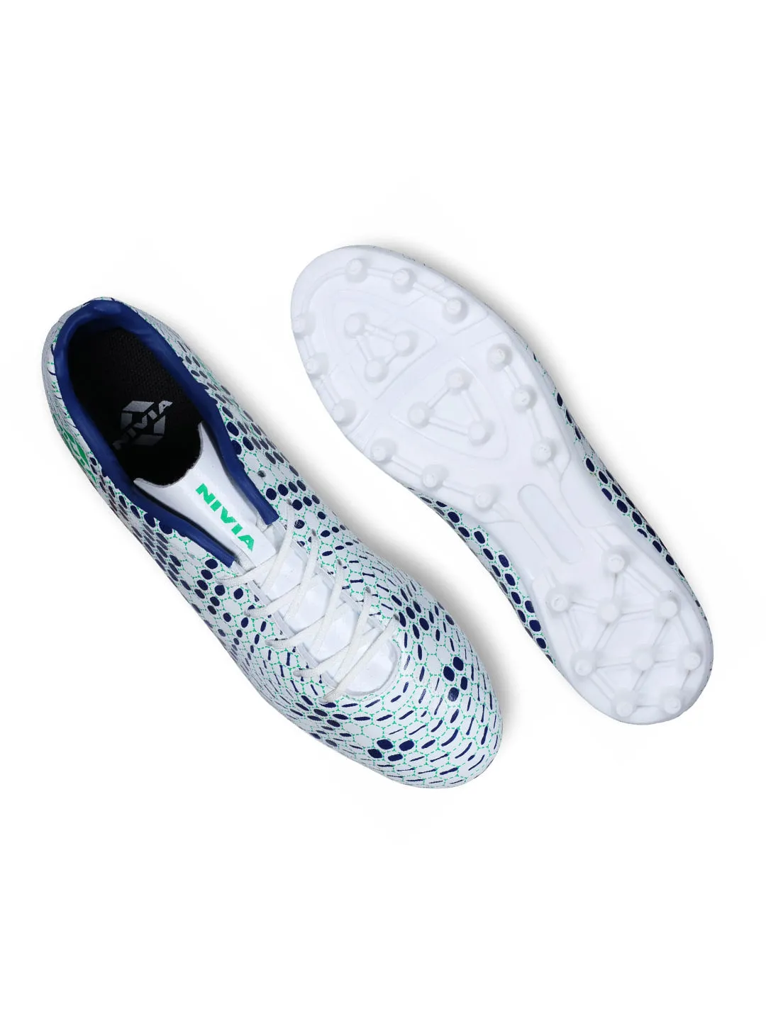 Nivia Kross Football Shoes White