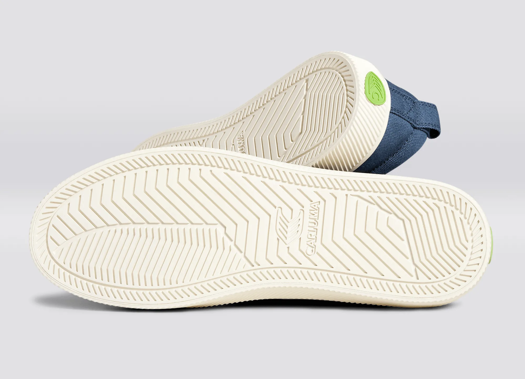 OCA Low Shadow Blue Canvas Sneaker Men