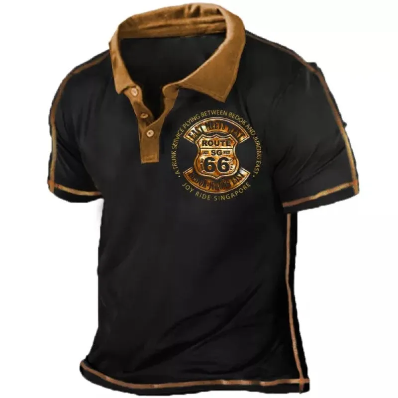 Outdoor Vintage Half Sleeve T-Shirt