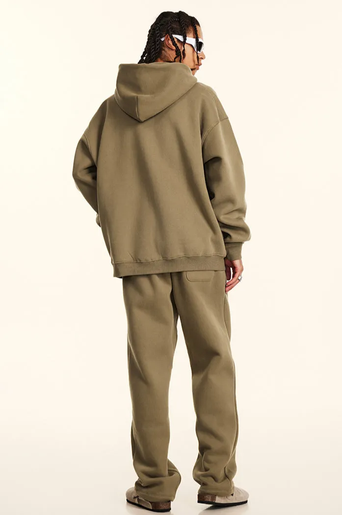 Oversized Zip-Up Hoodie and Jogger Set