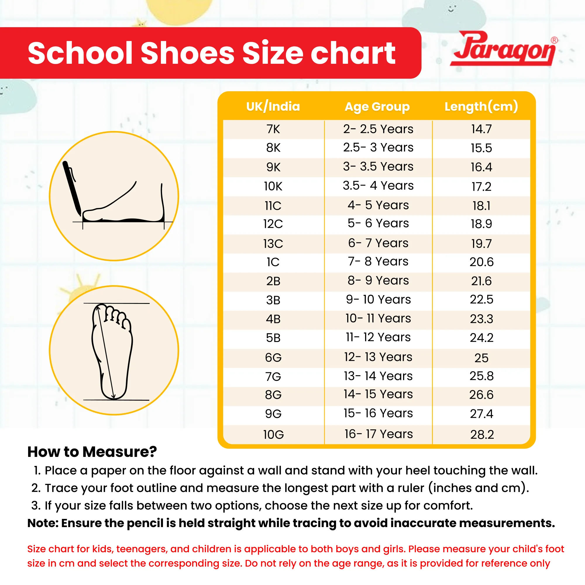 Paragon School Shoes | Comfortable Cushioned Soles | School Shoes for Boys & Girls