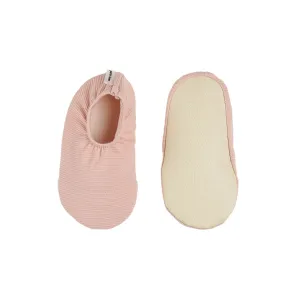 Petit Lem Ribbed Swim Slippers - Rose Quartz