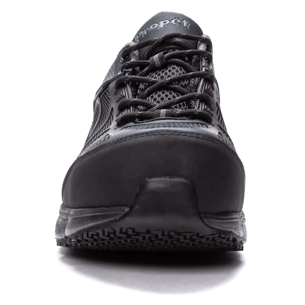 Propet Men's Seeley II Work Shoes Black/Grey