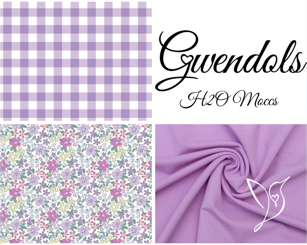 Purple Gingham UV 50 H2O Mocc