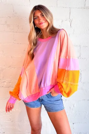 Rainbow Terry Pullover