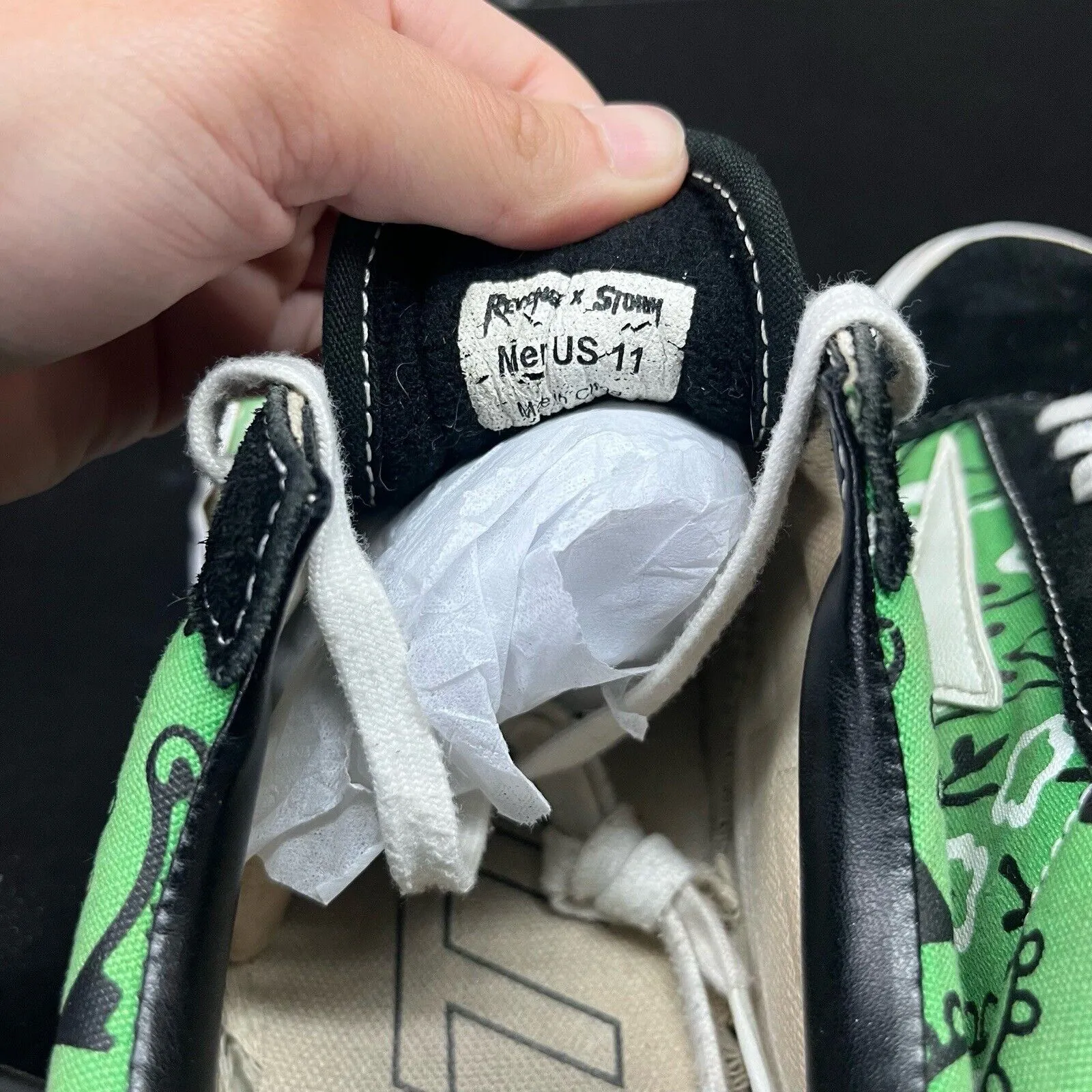 Revenge x Storm Paisley Green Men's Size 11