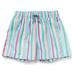 Rock Stripe Swim Trunks