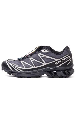 Salomon XT-6 GORE-TEX Trainers - Black/Ebony/Lunar Rock