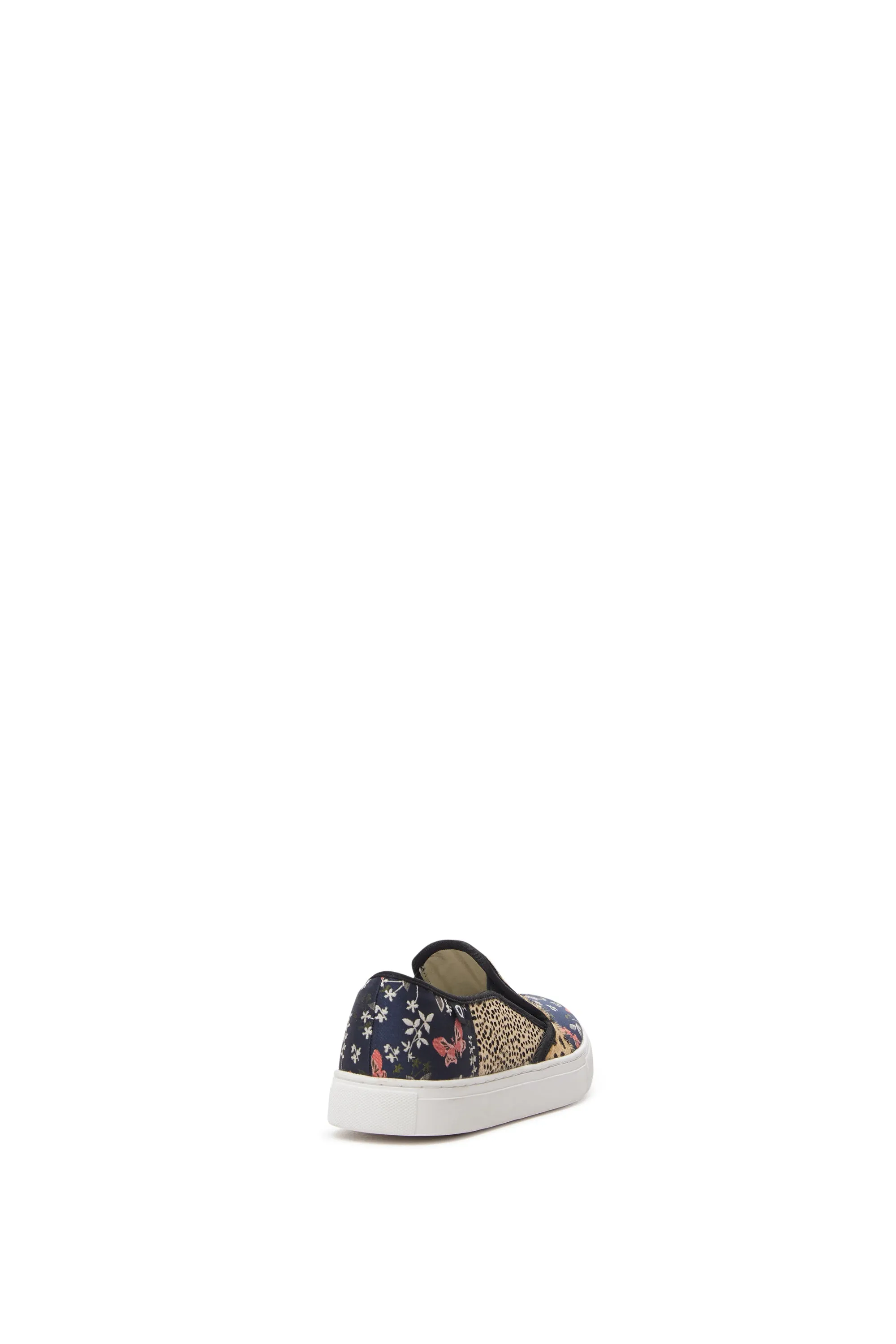 Slip On Animal Patch Leopard & Flower Trainers Desigual Style 21WSKL06
