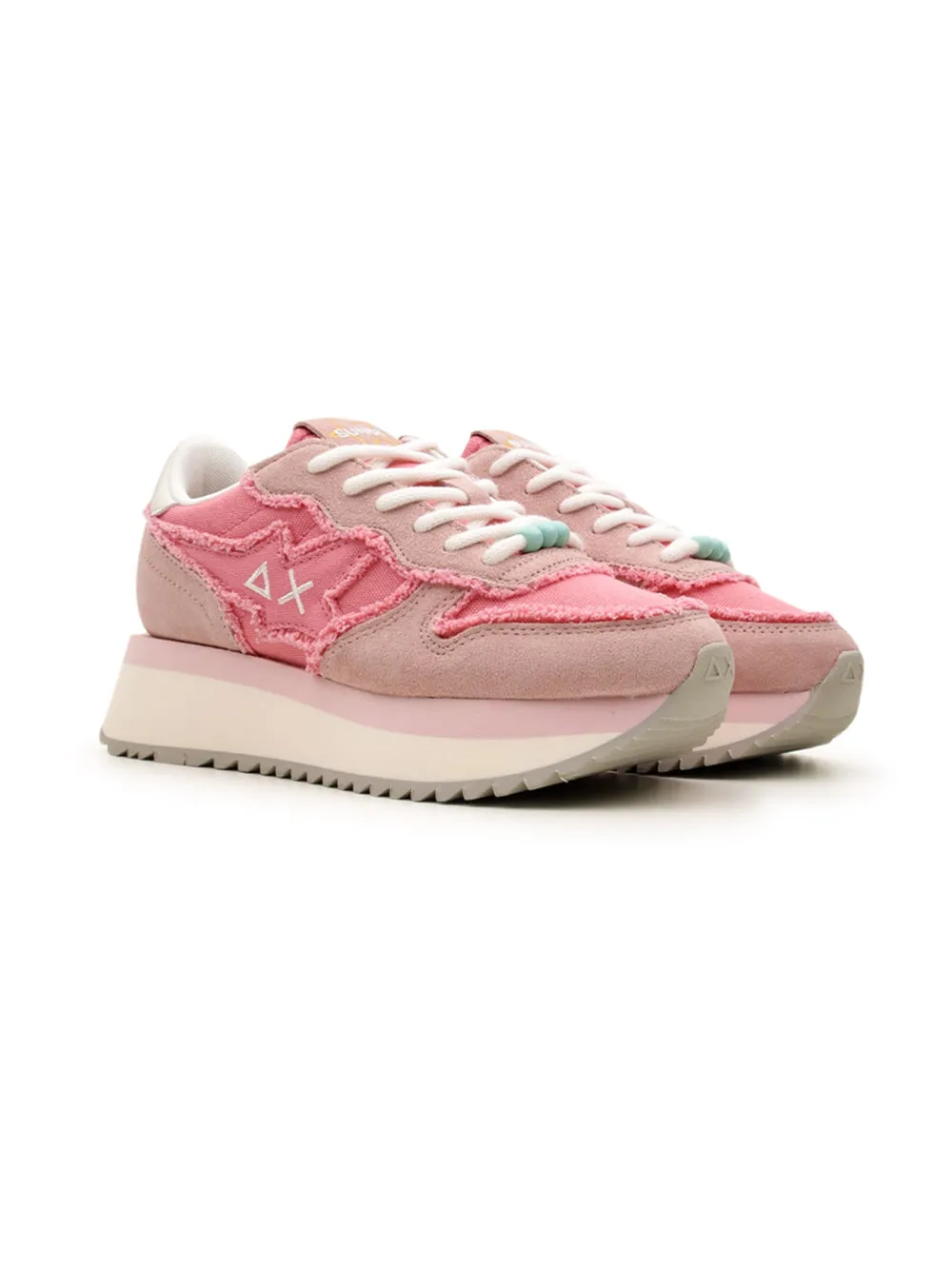 Sneakers Basse SUN68 Donna BZ34216 BIG STARGIRL CANVAS Rosa