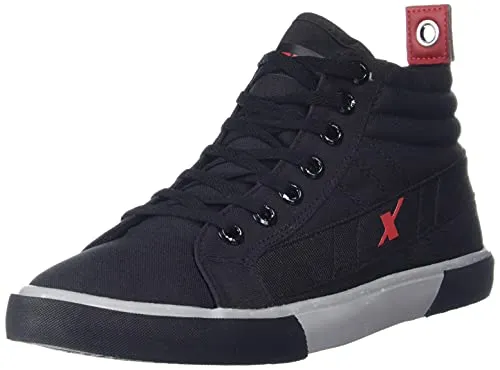 Sparx Men's Black Red Sneaker