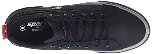 Sparx Men's Black Red Sneaker
