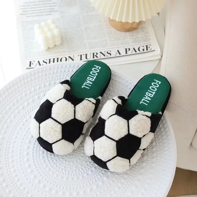 Sport Slippers Basketball, Soccer & Baseball | Indoor Soft House Shoes