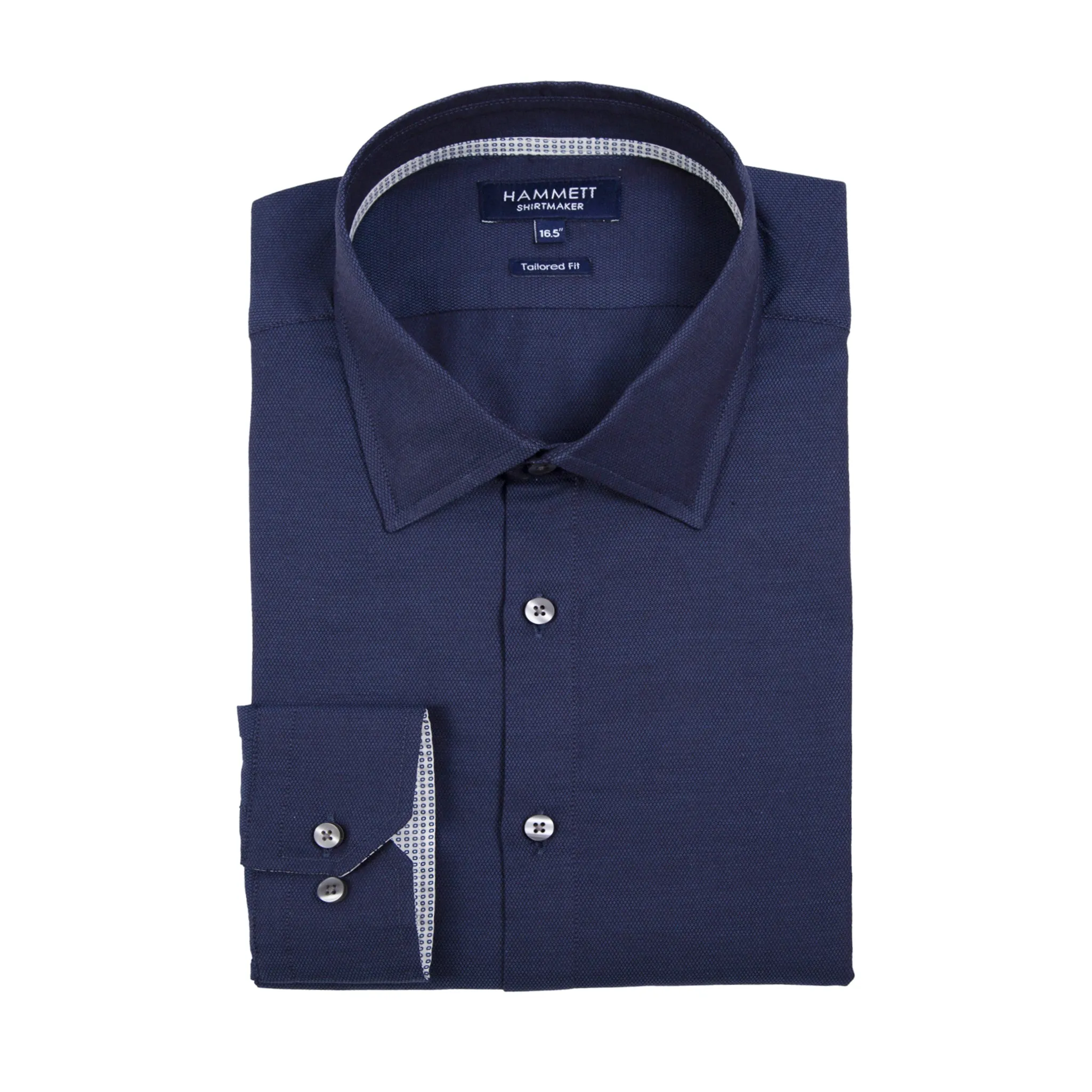 The AMSTERDAM - Men's Indigo Textured Shirt