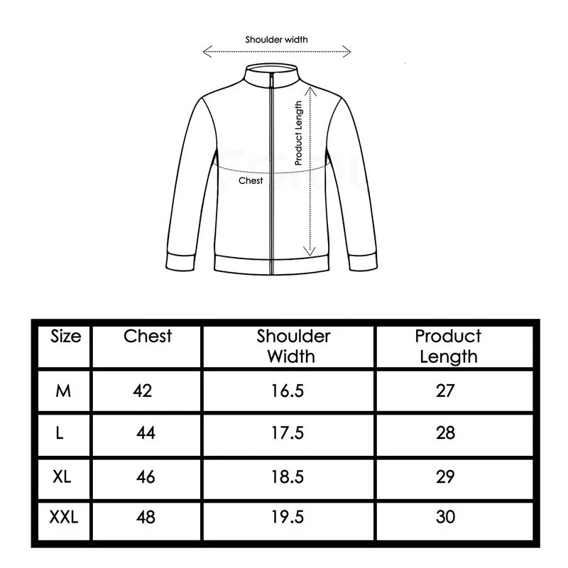 THE CLOWNFISH Men's Activewear Jacket - Cool Design with Pockets | Stand Collar | XL | Black with White Stripes