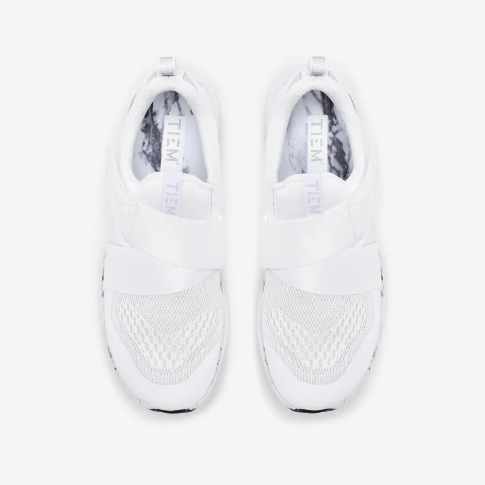 TIEM SLIPSTREAM - WHITE MARBLE INDOOR AND OUTDOOR CYCLING SHOES