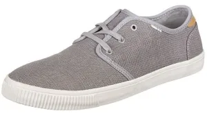 Toms Carlo Grey Tan White Mens Canvas Trainers