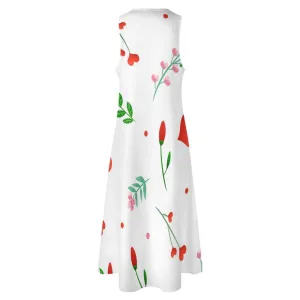 UNIQUE STYLE Slim Fit Sleeveless Elegant Long Dress