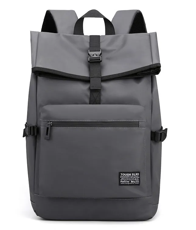 Versatile Unisex Rolltop Backpack For Students