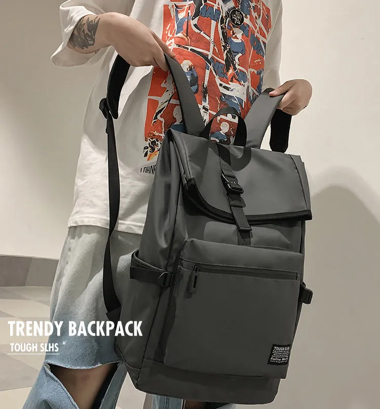 Versatile Unisex Rolltop Backpack For Students