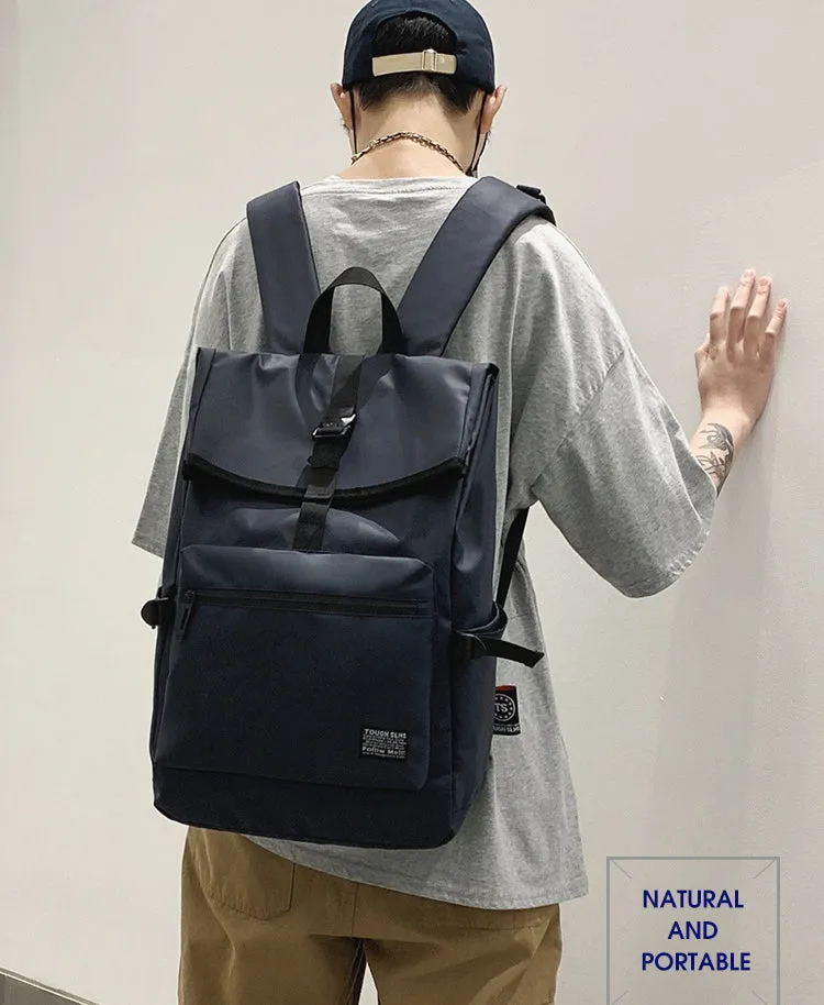 Versatile Unisex Rolltop Backpack For Students