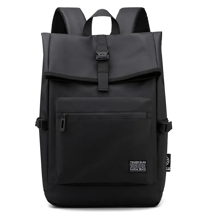 Versatile Unisex Rolltop Backpack For Students