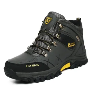 Winter - Schneestiefel für Männer, wasserdichte Lederturnschuhe