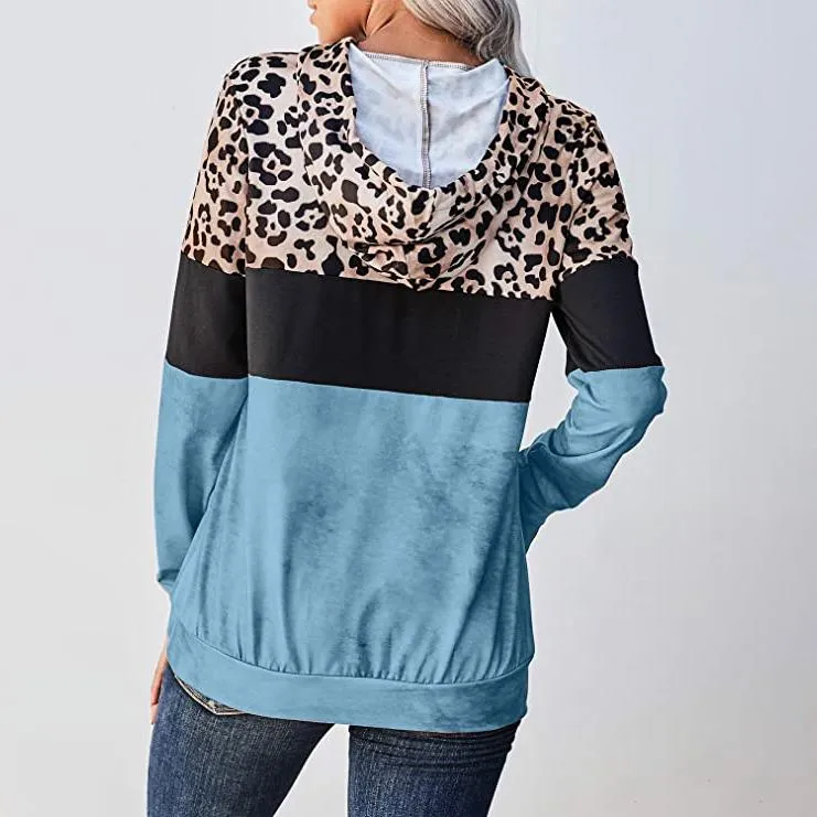 Women's Hoodie Sweatshirts Casual Animal Print