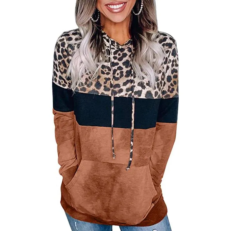 Women's Hoodie Sweatshirts Casual Animal Print