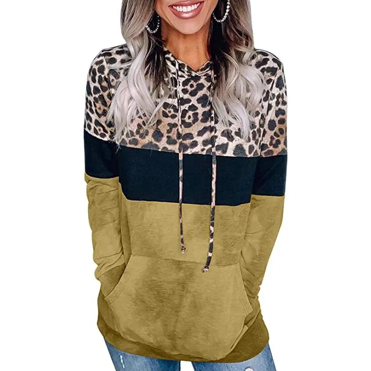 Women's Hoodie Sweatshirts Casual Animal Print